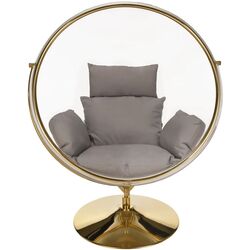 Fotoliu-cocon Tempo Kondela Bubble New Tip 2 (Transparent/Golden/Grey) Thumb