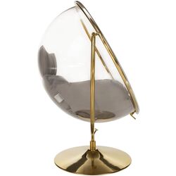 Fotoliu-cocon Tempo Kondela Bubble New Tip 2 (Transparent/Golden/Grey) Thumb