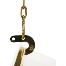 Fotoliu-cocon Tempo Kondela Bubble New Typ 1 (Transparent/Gold/Gray) Thumb