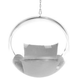 Fotoliu-cocon Tempo Kondela Bubble New Typ 1 (Transparent/Silver/Gray) Thumb