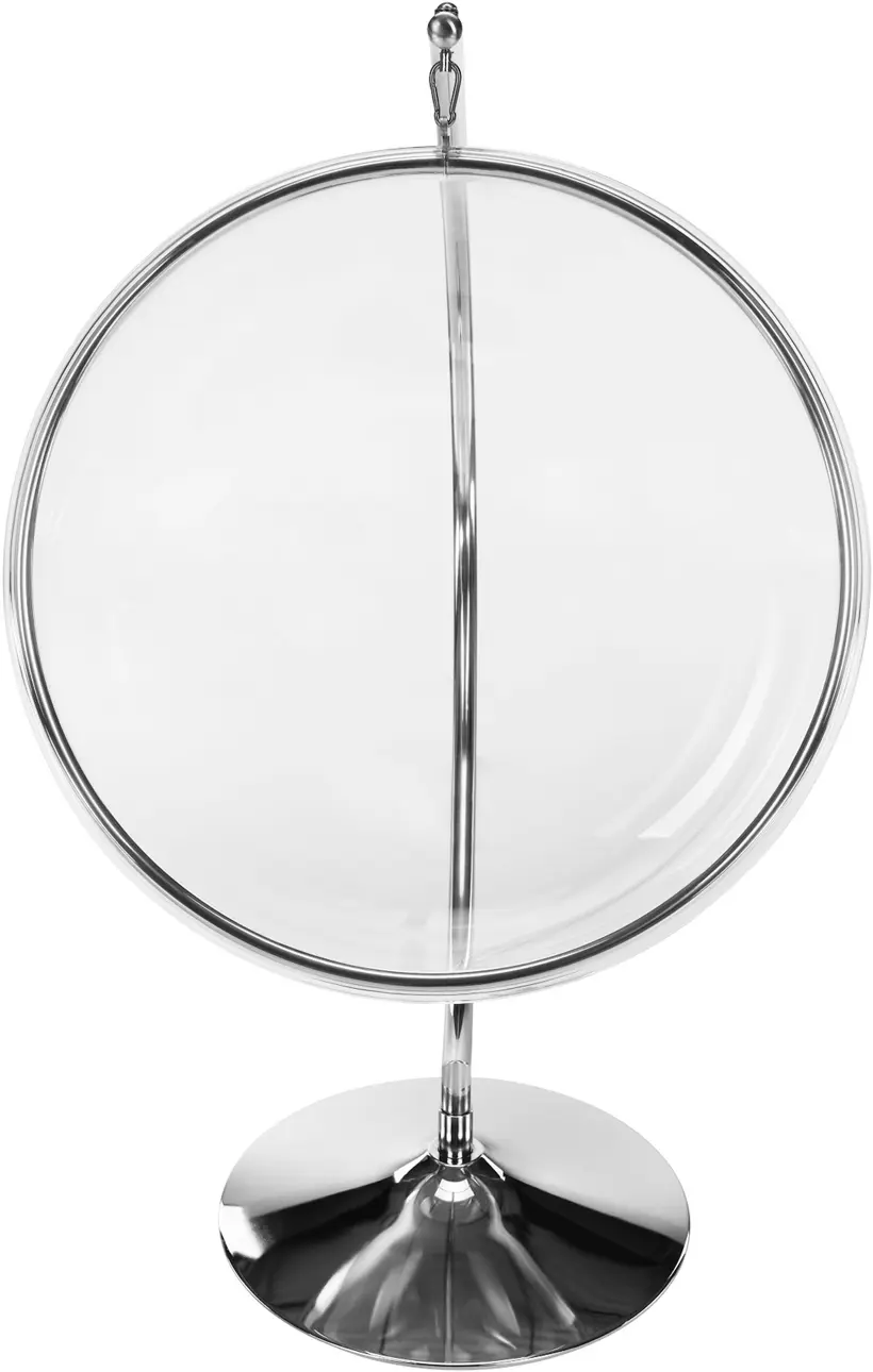 Кресло-кокон Tempo Kondela Bubble New Typ 3 (Transparent/Silver/Gray)