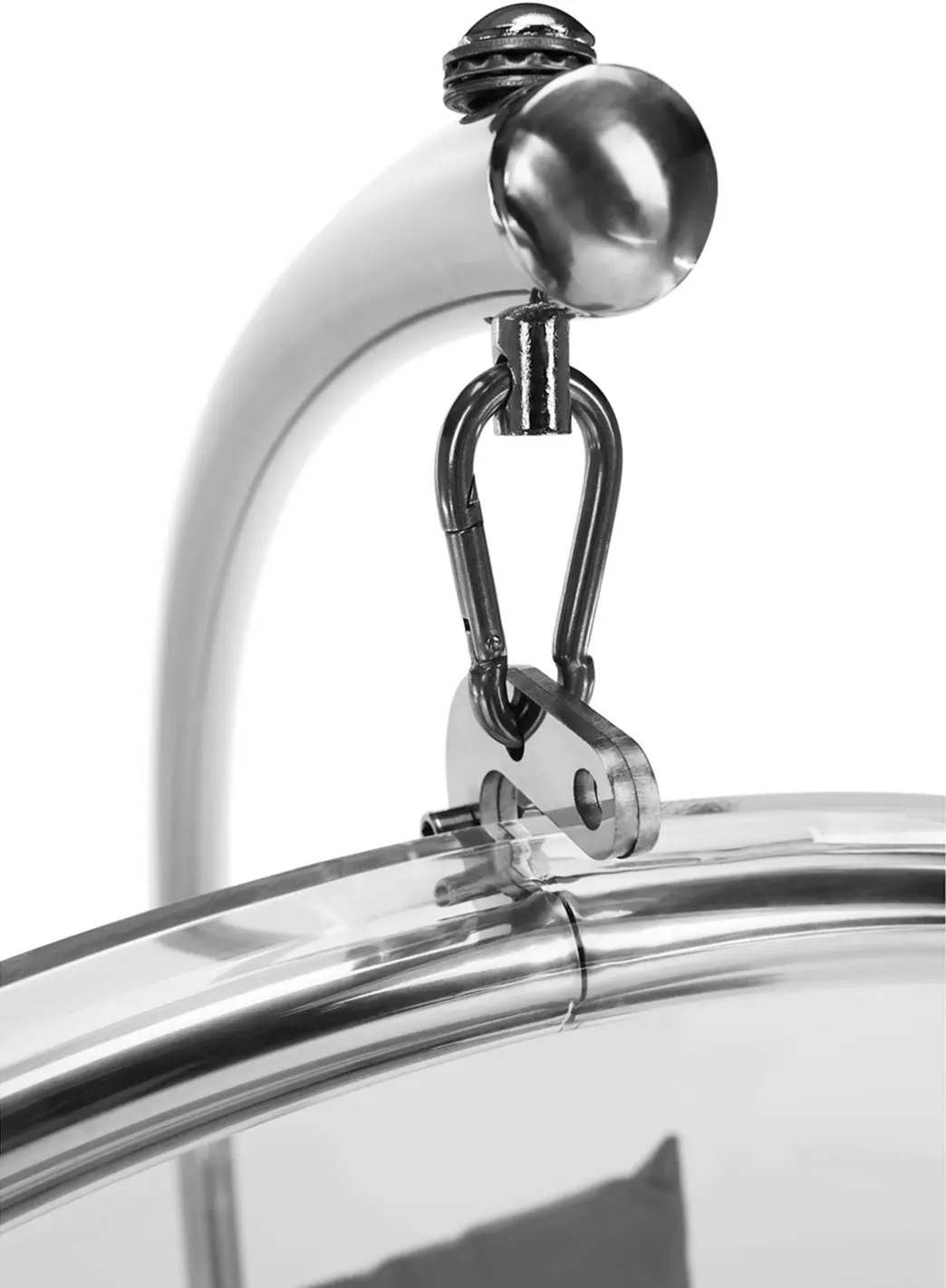 Кресло-кокон Tempo Kondela Bubble New Typ 3 (Transparent/Silver/Gray)