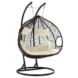 Fotoliu-cocon Tempo Kondela Dalvea 2 New (Brown/Cream) Thumb