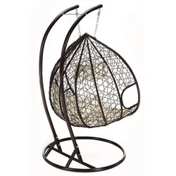 Fotoliu-cocon Tempo Kondela Dalvea 2 New (Brown/Cream) Thumb