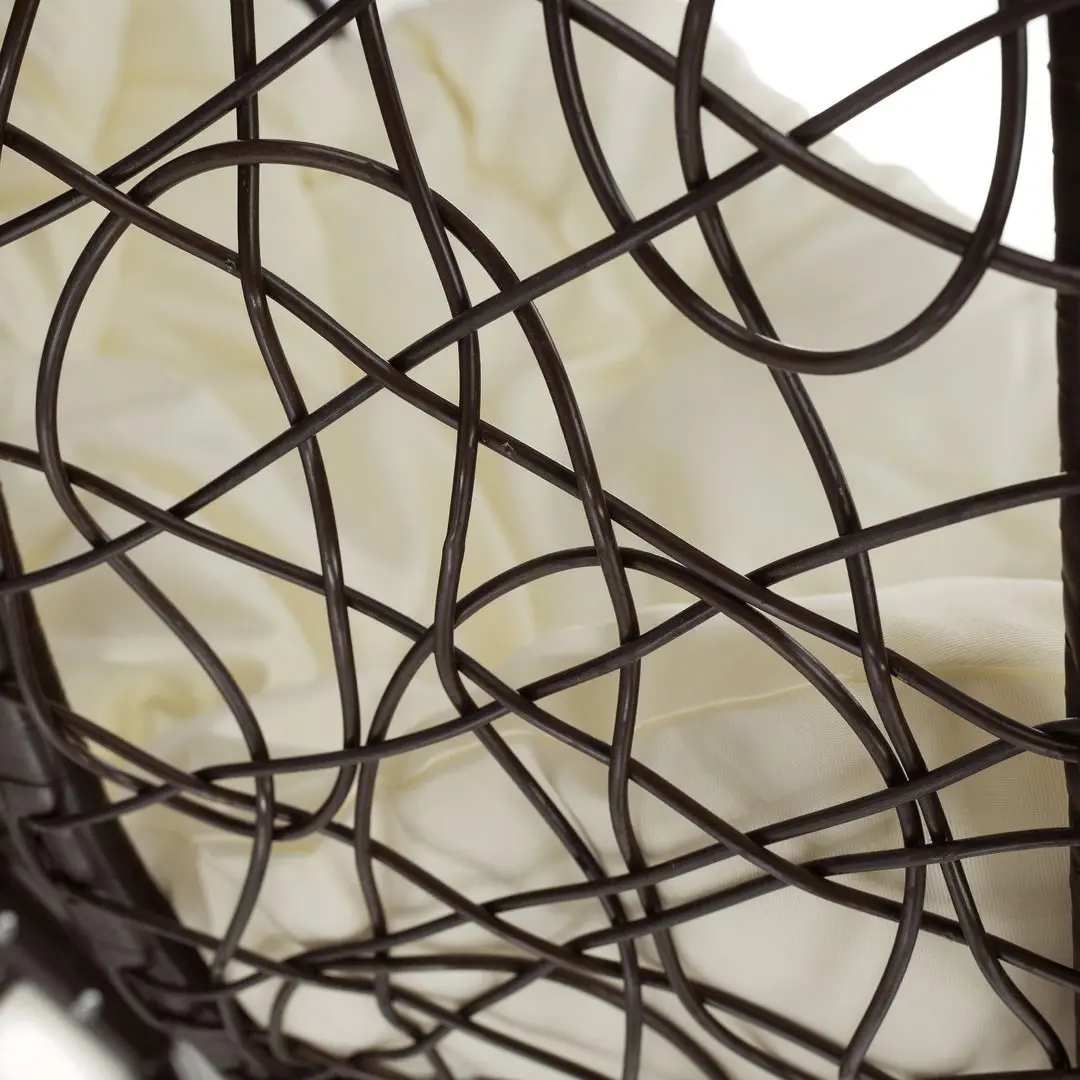 Fotoliu-cocon Tempo Kondela Dalvea 2 New (Brown/Cream)