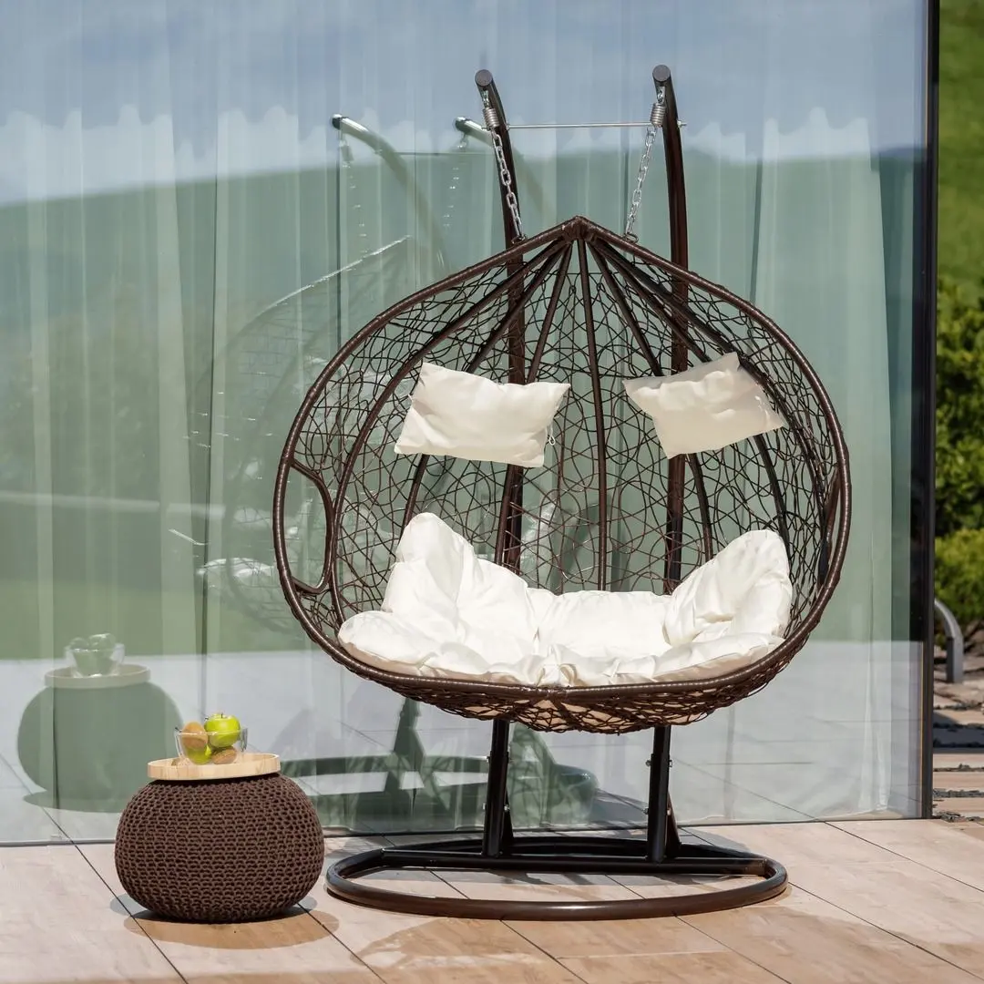 Fotoliu-cocon Tempo Kondela Dalvea 2 New (Brown/Cream)