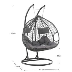 Fotoliu-cocon Tempo Kondela Dalvea 2 New (Gray) Thumb