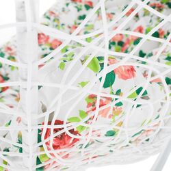 Fotoliu-cocon Tempo Kondela Dalvea 2 New (White/Flowers) Thumb