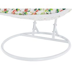 Fotoliu-cocon Tempo Kondela Dalvea 2 New (White/Flowers) Thumb