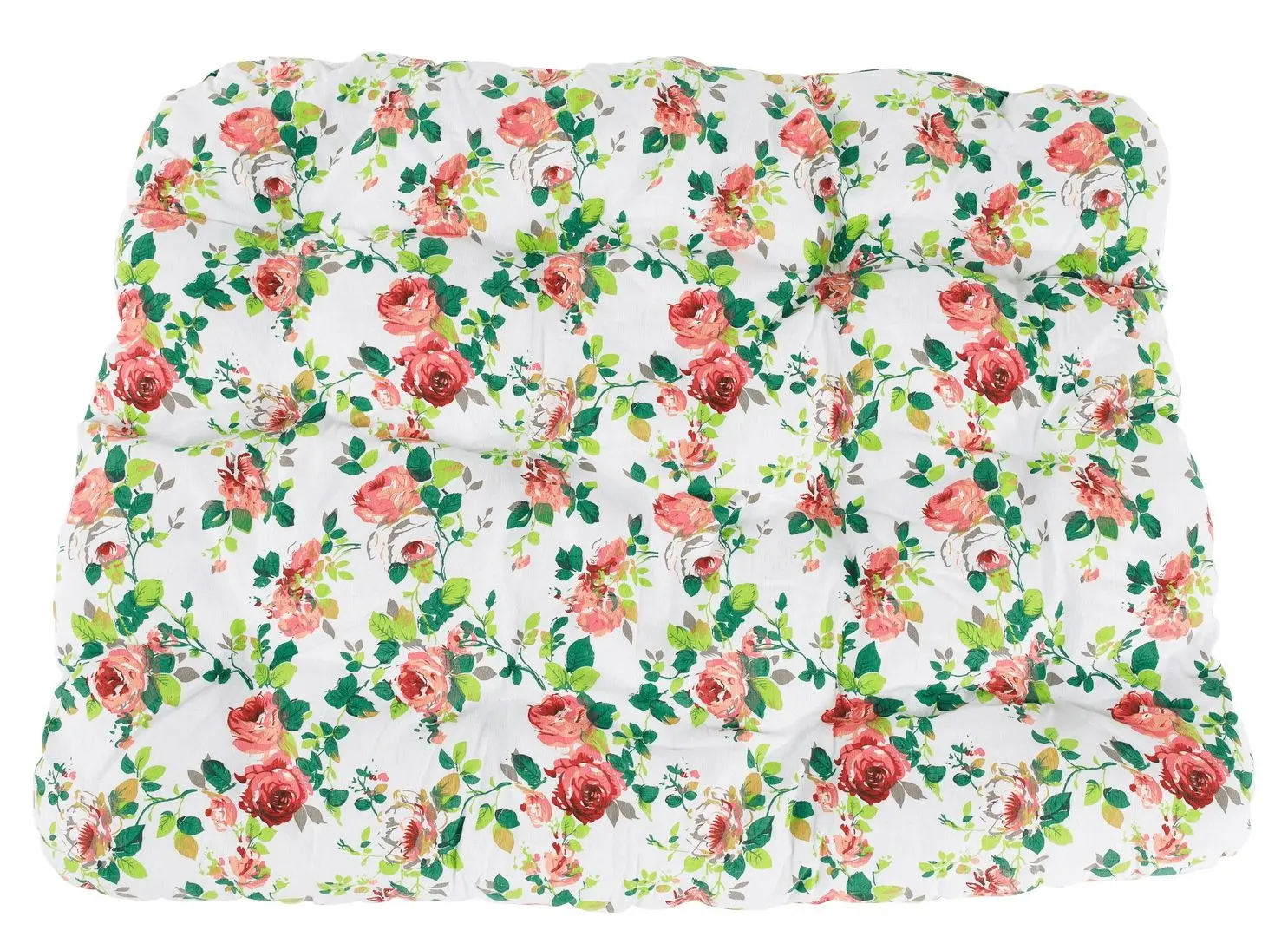 Fotoliu-cocon Tempo Kondela Dalvea 2 New (White/Flowers)