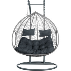 Кресло-кокон Tempo Kondela Delia (Gray) Thumb