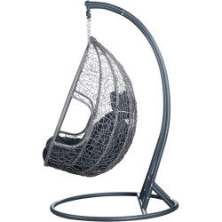 Кресло-кокон Tempo Kondela Delia (Gray) Thumb