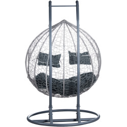 Кресло-кокон Tempo Kondela Delia (Gray) Thumb