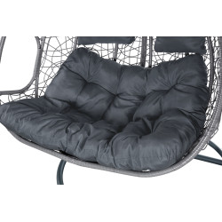 Кресло-кокон Tempo Kondela Delia (Gray) Thumb