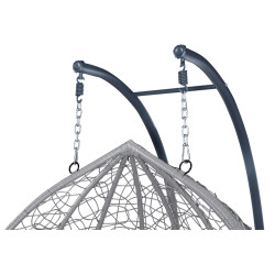 Кресло-кокон Tempo Kondela Delia (Gray) Thumb