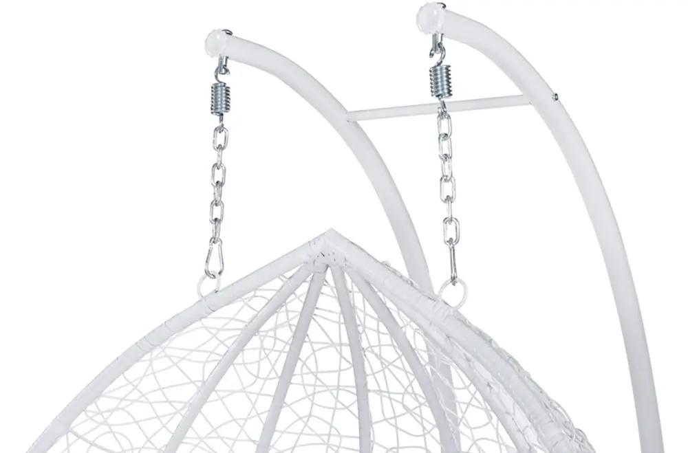 Кресло-кокон Tempo Kondela Delia (White/Multicolor)