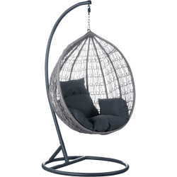 Кресло-кокон Tempo Kondela Noleo (Gray) Thumb