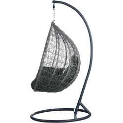 Кресло-кокон Tempo Kondela Noleo (Gray) Thumb