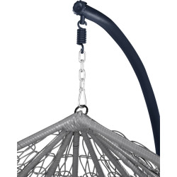 Кресло-кокон Tempo Kondela Noleo (Gray) Thumb