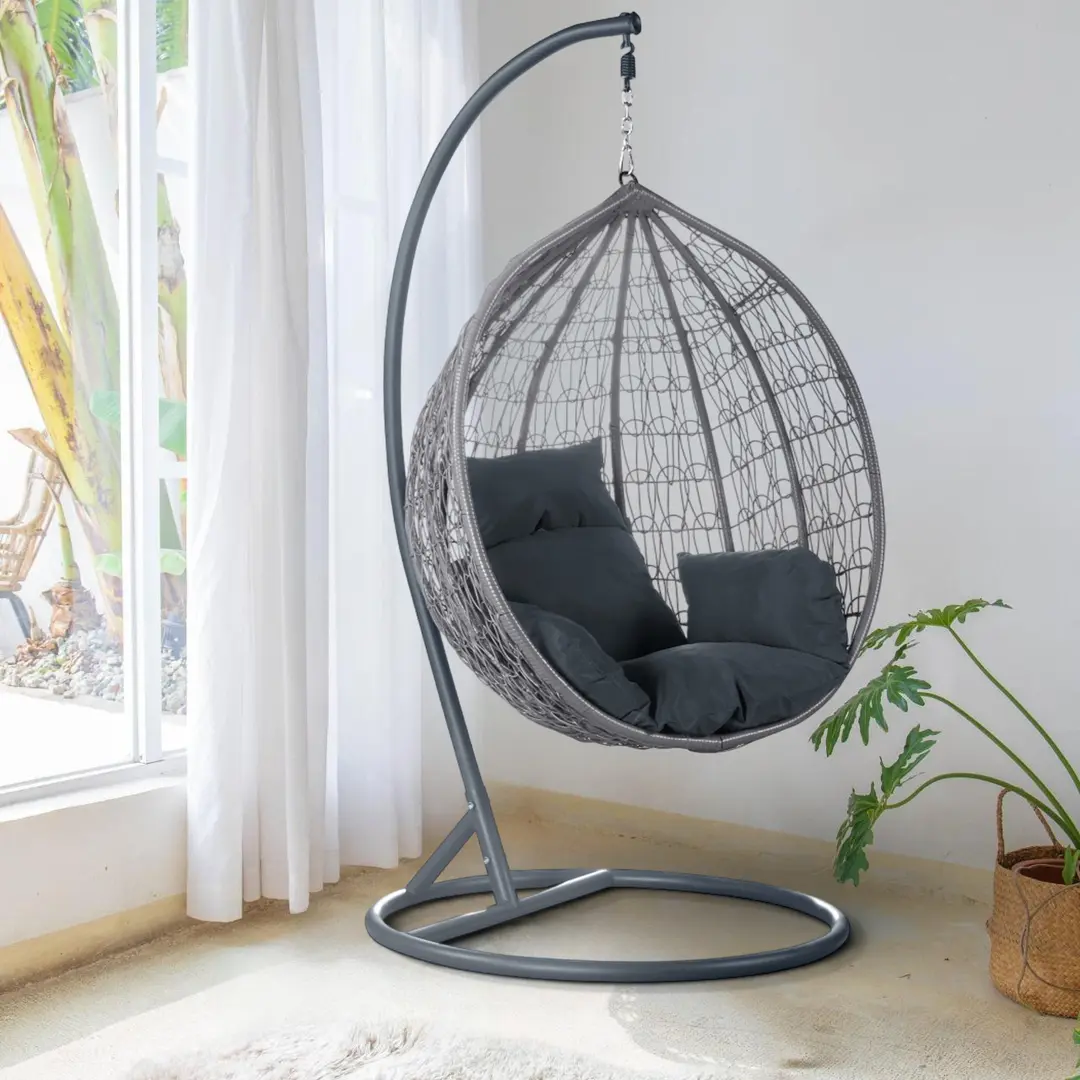 Кресло-кокон Tempo Kondela Noleo (Gray)