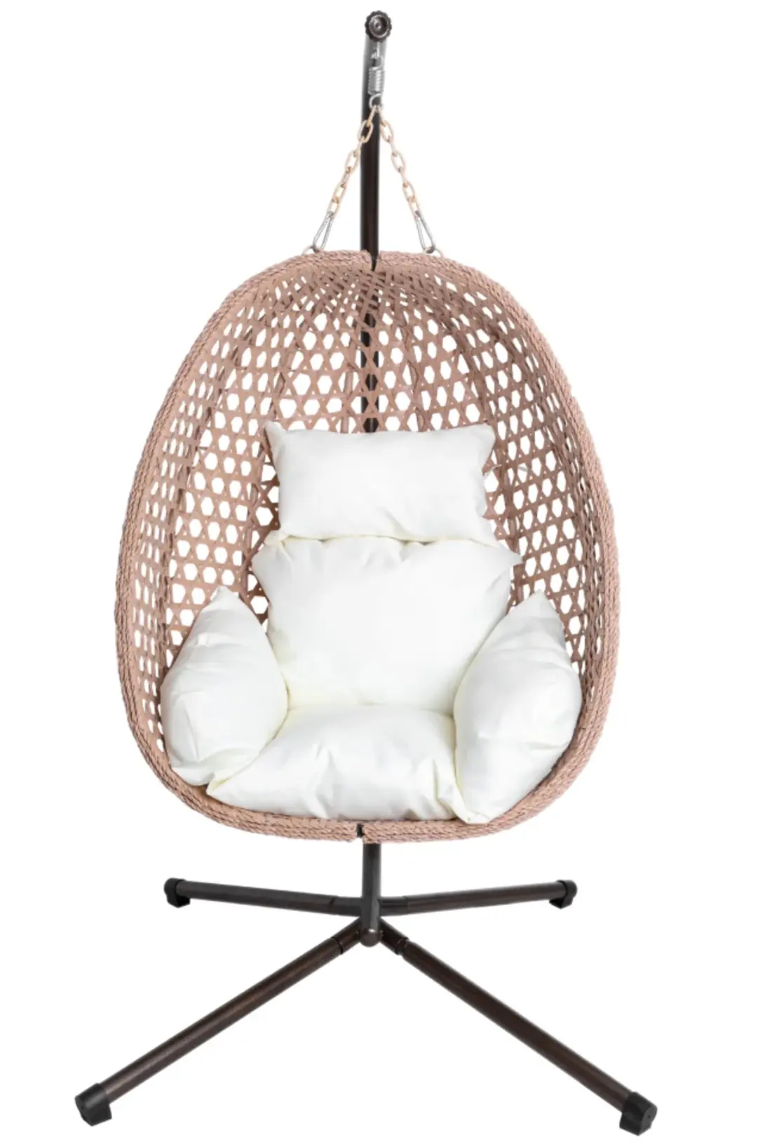 Fotoliu-cocon Tempo Kondela Sanan (Copper/Beige) - 2