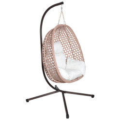 Fotoliu-cocon Tempo Kondela Sanan (Copper/Beige) Thumb