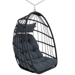 Кресло подвесное Tempo Kondela Nobelo (Black) Thumb
