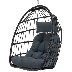 Кресло подвесное Tempo Kondela Nobelo (Black) Thumb