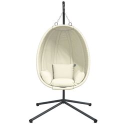 Fotoliu-cocon VidaXL 4007401 (Beige) Thumb