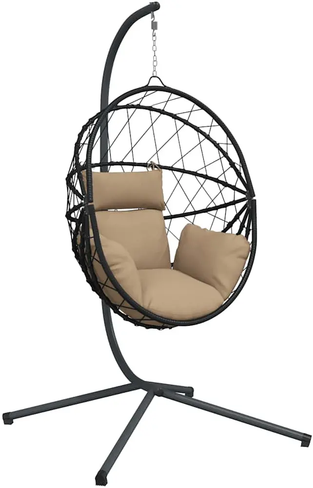 Кресло-кокон VidaXL 4007403 (Anthracite/Taupe) - 3