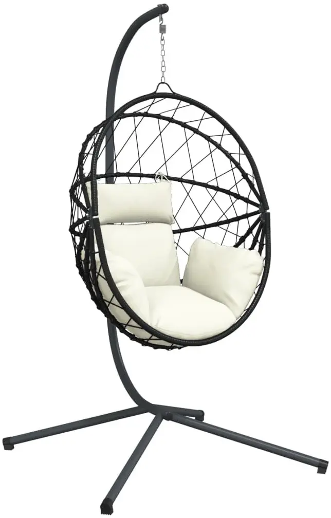 Кресло-кокон VidaXL 4007404 (Anthracite/Beige) - 2