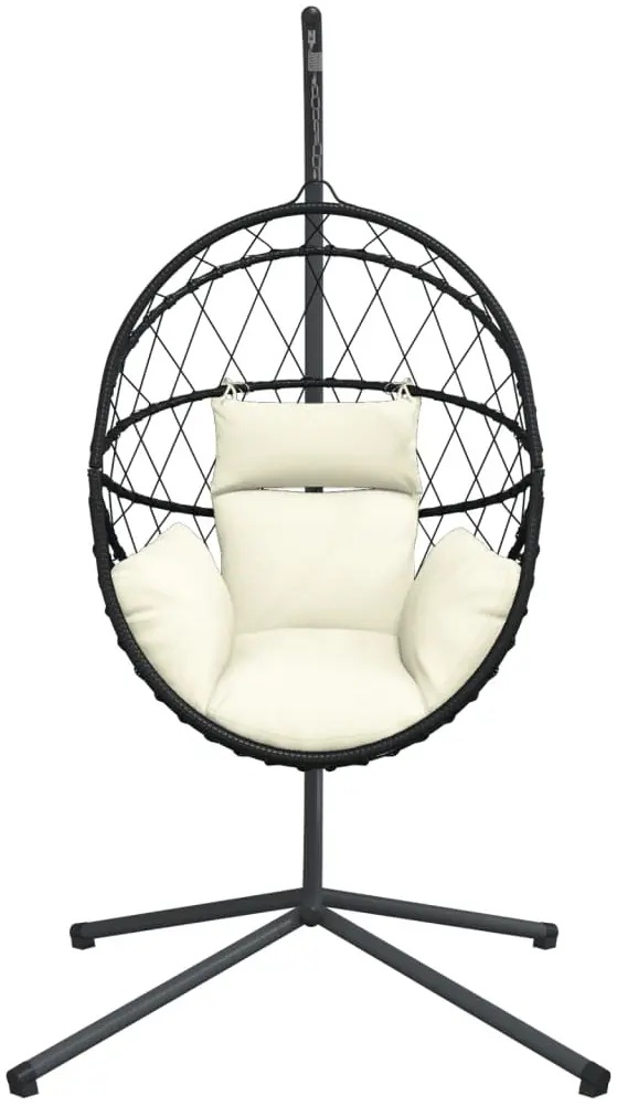 Кресло-кокон VidaXL 4007404 (Anthracite/Beige) - 3