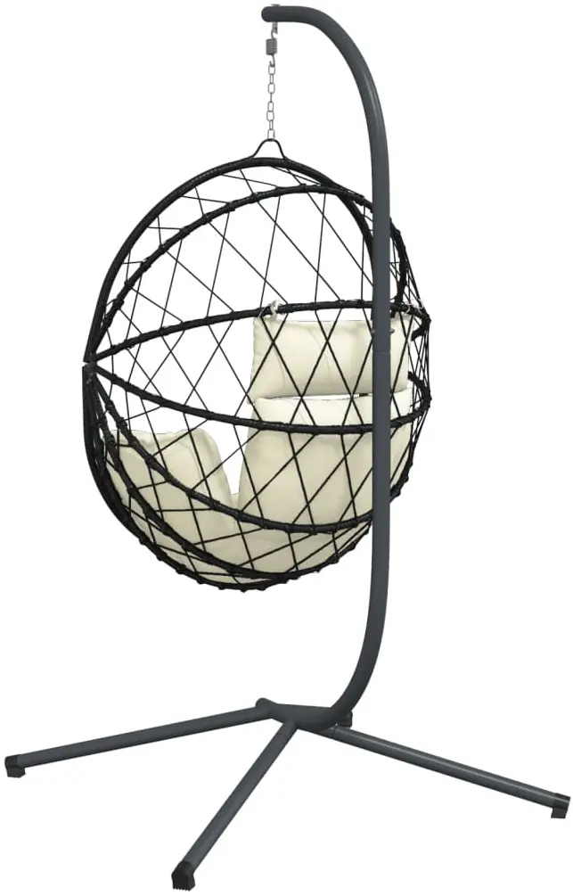 Кресло-кокон VidaXL 4007404 (Anthracite/Beige) - 5