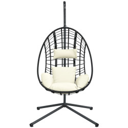 Fotoliu-cocon VidaXL 4007411 (Anthracite/Beige) Thumb