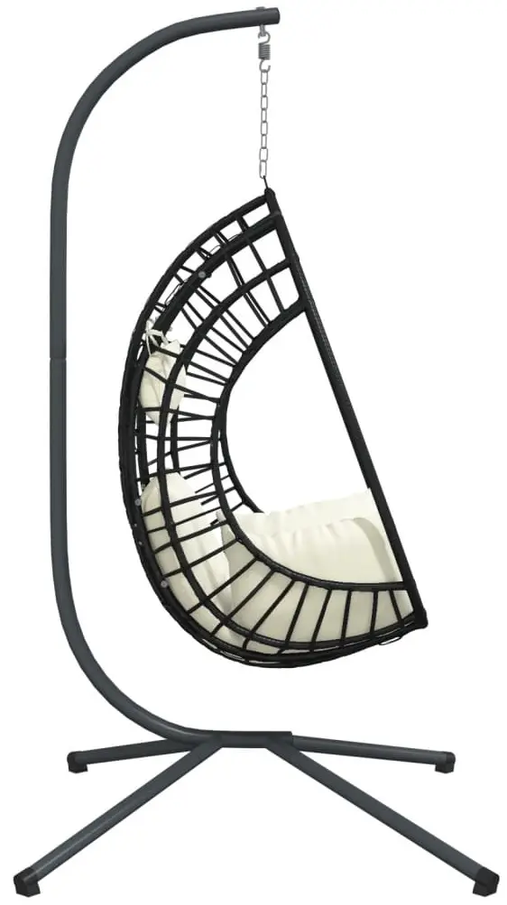 Fotoliu-cocon VidaXL 4007411 (Anthracite/Beige) - 4