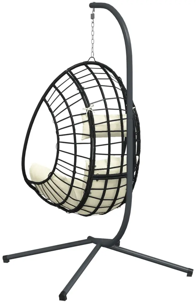 Fotoliu-cocon VidaXL 4007411 (Anthracite/Beige) - 5