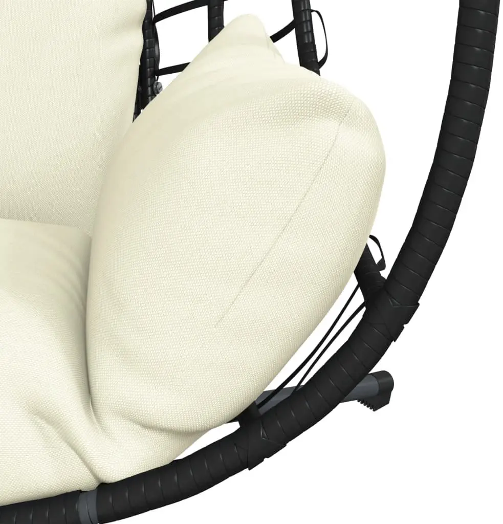 Fotoliu-cocon VidaXL 4007411 (Anthracite/Beige) - 6