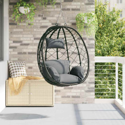 Кресло-кокон VidaXL 42003844 (Anthracite)