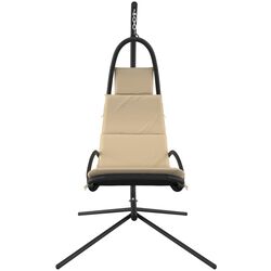 Fotoliu suspendat VidaXL 362727 (Cream/Black) Thumb
