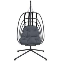 Fotoliu suspendat VidaXL 4007408 (Black/Anthracite) Thumb
