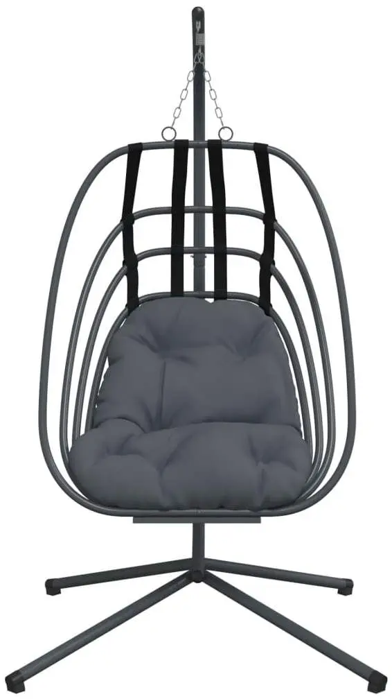 Fotoliu suspendat VidaXL 4007408 (Black/Anthracite)