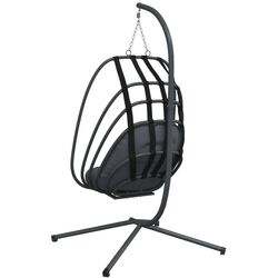 Fotoliu suspendat VidaXL 4007408 (Black/Anthracite) Thumb