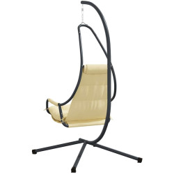 Fotoliu suspendat VidaXL 42003855 (Beige) Thumb