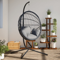 Стойка для подвесного кресла VidaXL 4007413 (Black) Thumb