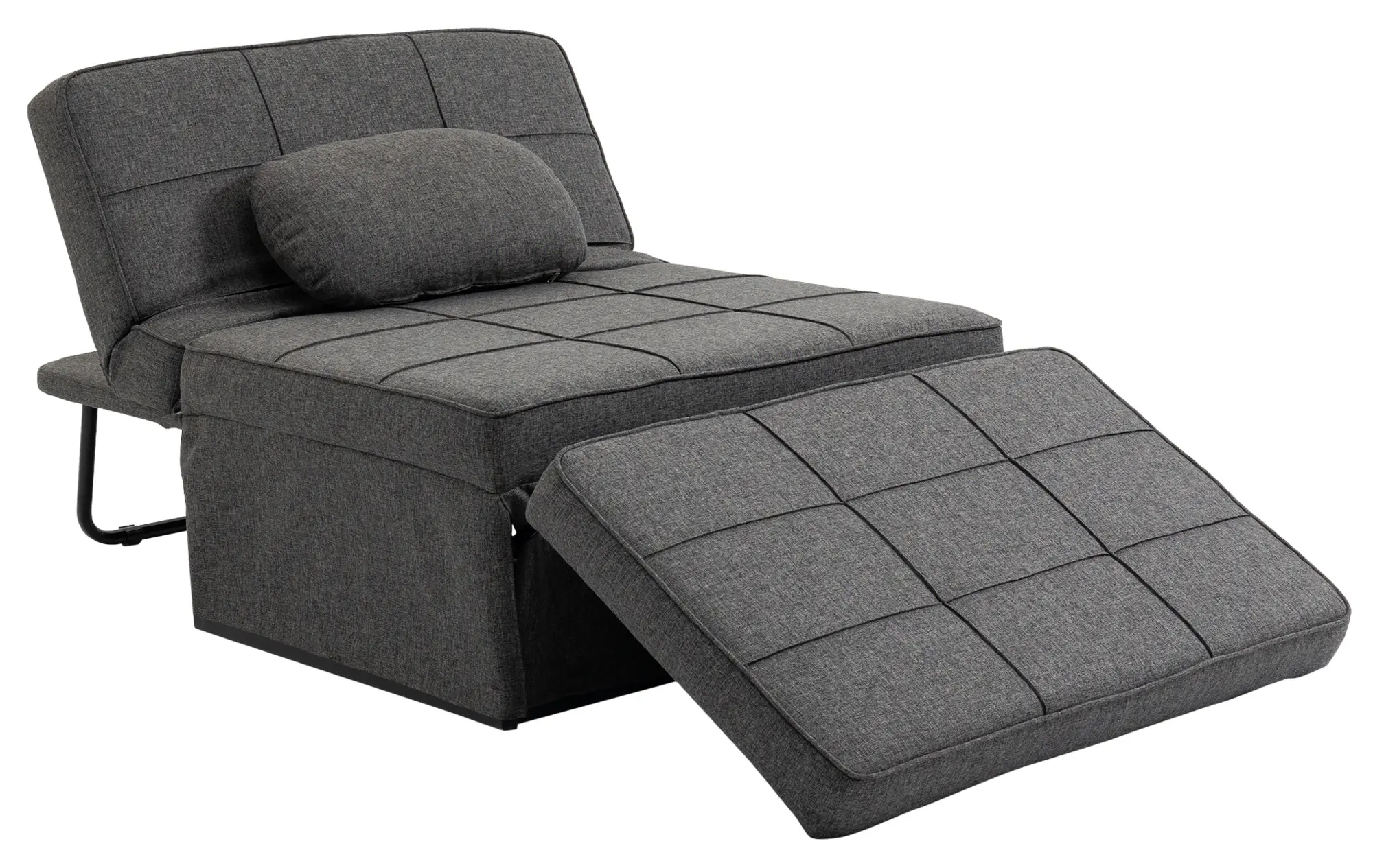 Мягкий шезлонг Homcom 839-058 (Grey) - 2