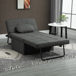 Мягкий шезлонг Homcom 839-058 (Grey)