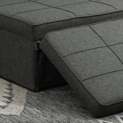 Мягкий шезлонг Homcom 839-058 (Grey) Thumb