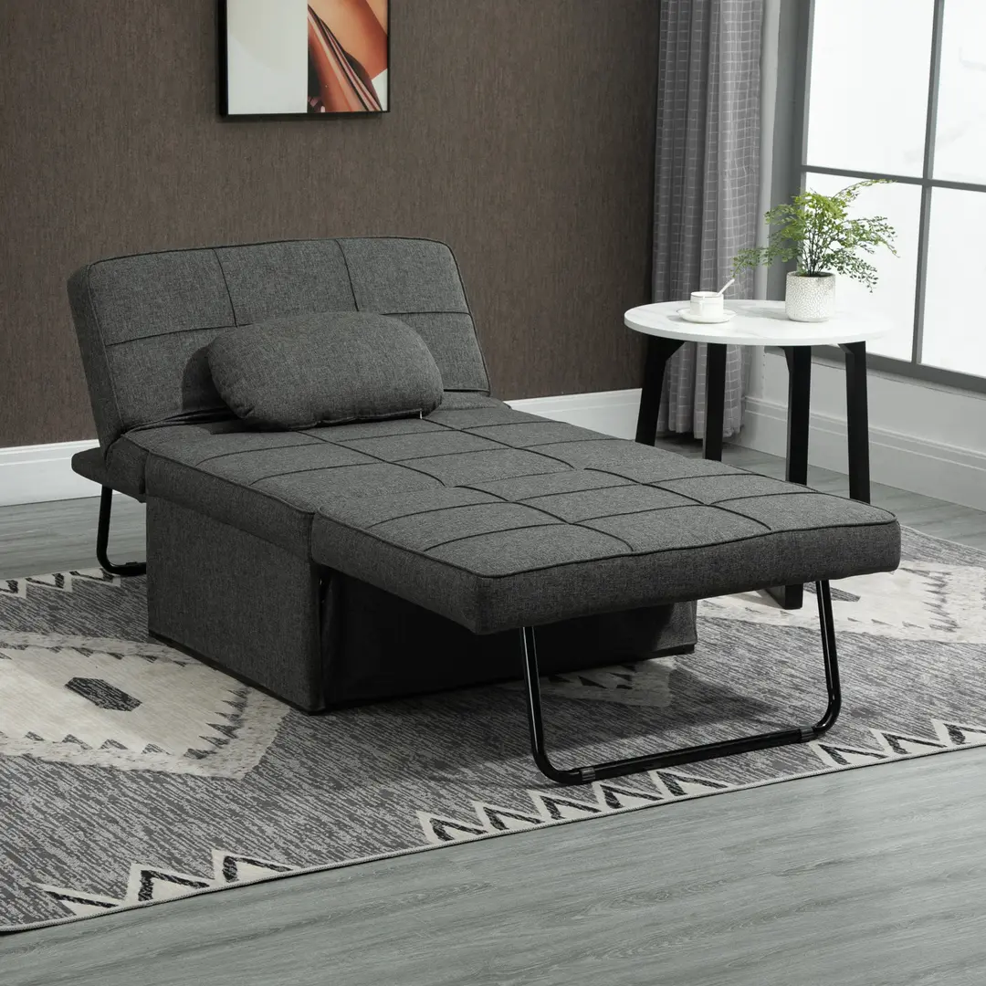 Мягкий шезлонг Homcom 839-058 (Grey)