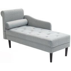 Мягкий шезлонг Homcom 83B-359V00GY (Grey) Thumb