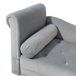 Мягкий шезлонг Homcom 83B-359V00GY (Grey) Thumb